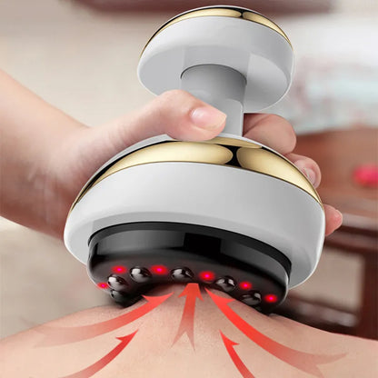 Electric Gua Sha Scraping Massage and Cupping Therapy Device with Suction and Heating for Fat Reduction and Anti-Cellulite Treatment