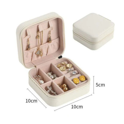 Travel Leather Pocket Jewellery Box